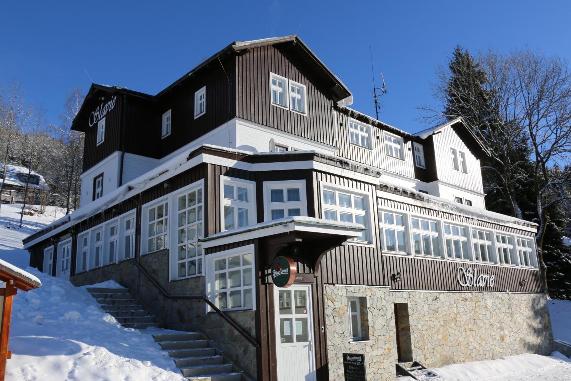 Hotel Slavie Špindlerŭv Mlýn Exteriör bild